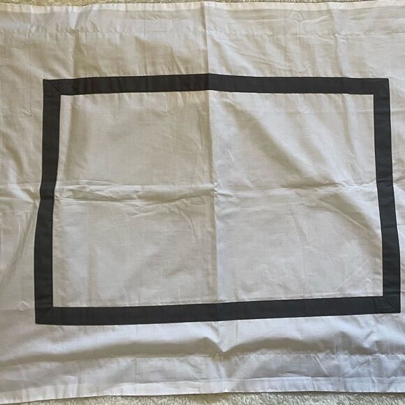 Pottery Barn Kids Decorator Organic Duvet Cover & Sham Twin GRAY - Picture 6 of 8